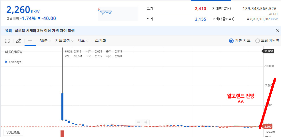 알고랜드 전망