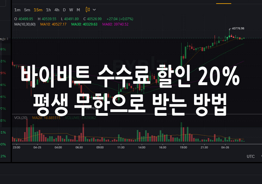 바이비트 평생 수수료 할인
