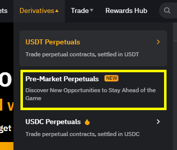 Pre-market Perpetuals